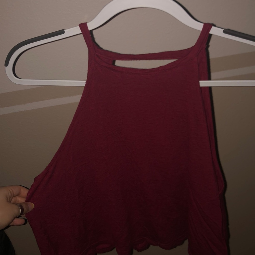 Red tank top